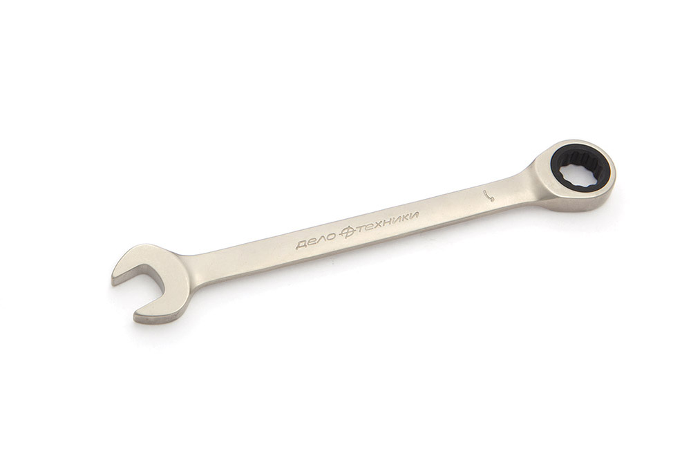 Ключ комбинированный рожково-накидной трещеточный (ДелоТехники: 7*7 мм)
