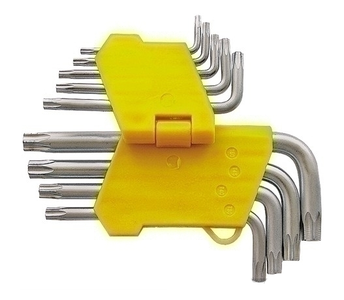 Набор ключей торкс Г-образные, 9 предметов (БМ: Т10-Т50)